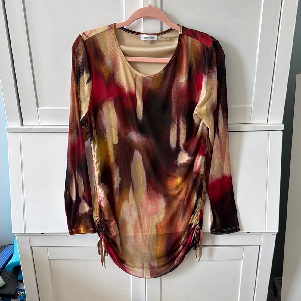 Calvin Klein Women's Multicolor Long Sleeve Top